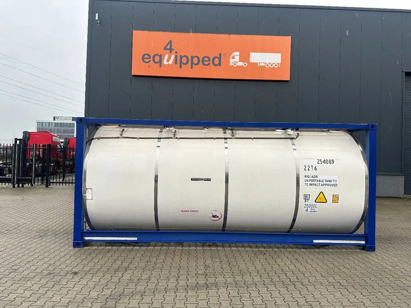 CIMC 20FT ISO, 25.060L / 1-COMP / 3 BAFFELS / T11 / 4 manholes / ADR valid until 10/2027 - Резервуар для зберігання: фото 2 CIMC 20FT ISO, 25.060L / 1-COMP / 3 BAFFELS / T11 / 4 manholes / ADR valid until 10/2027 - Резервуар для зберігання: фото 2