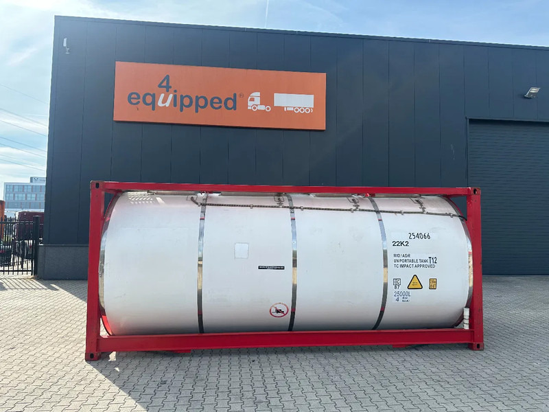 CIMC 20FT ISO, 25.060L / 1-COMP / 3 BAFFELS / T12 / 22K2 / 4 manholes / ADR valid until 12/2026 - Резервуар для зберігання: фото 2 CIMC 20FT ISO, 25.060L / 1-COMP / 3 BAFFELS / T12 / 22K2 / 4 manholes / ADR valid until 12/2026 - Резервуар для зберігання: фото 2