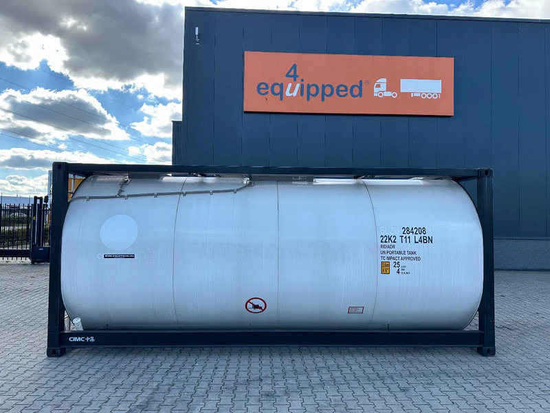 CIMC NEW / UNUSED, for FOOD STUFF or CHEMICAL, 20FT ISO, 25.030L, L4BN, UN Portable, T11, test: 1-2027 - Танк-контейнер: фото 2 CIMC NEW / UNUSED, for FOOD STUFF or CHEMICAL, 20FT ISO, 25.030L, L4BN, UN Portable, T11, test: 1-2027 - Танк-контейнер: фото 2
