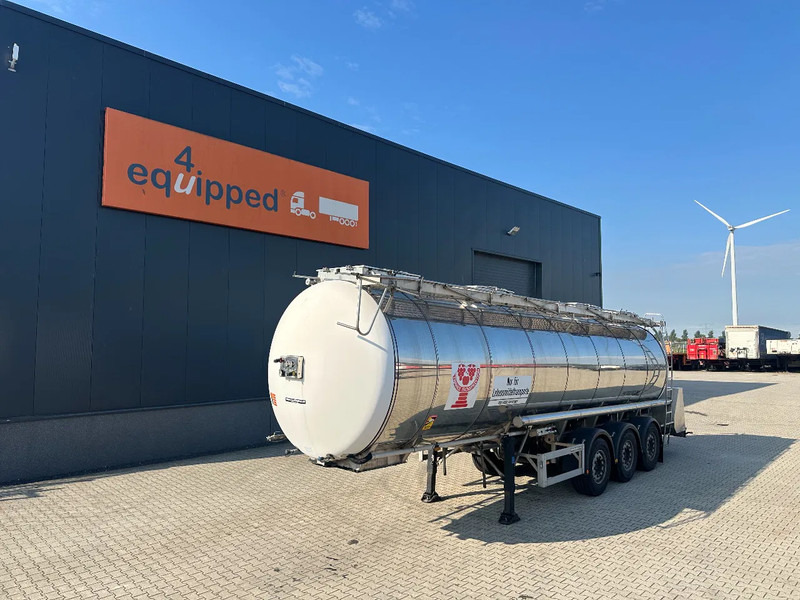 Feldbinder FOOD / LEVENSMIDDELEN / LEBENSMITTEL / 33.500L / 3-COMP / PUMP / NL-trailer / APK: 05-2026 - Напівпричіп цистерна: фото 1 Feldbinder FOOD / LEVENSMIDDELEN / LEBENSMITTEL / 33.500L / 3-COMP / PUMP / NL-trailer / APK: 05-2026 - Напівпричіп цистерна: фото 1