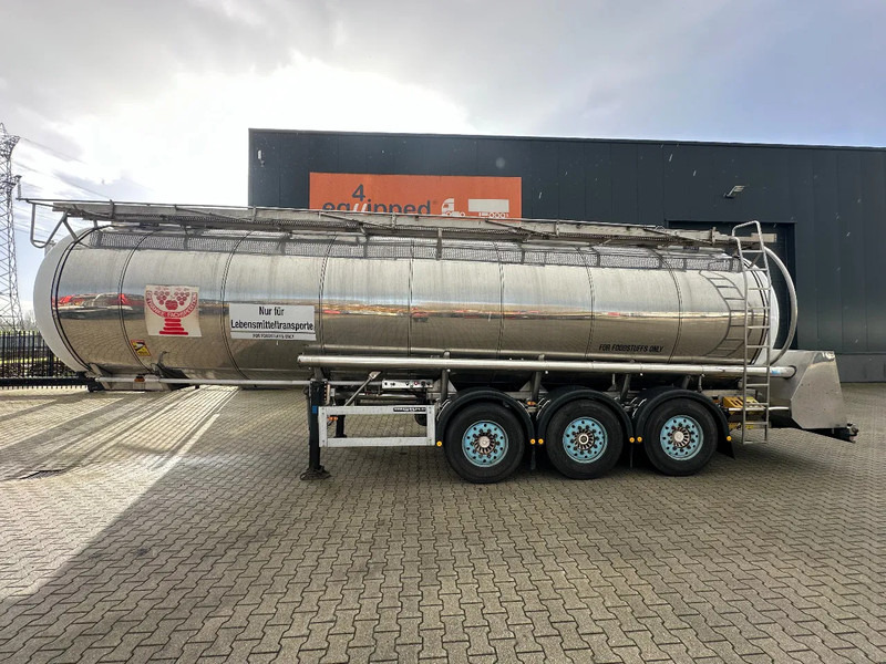 Feldbinder LEBENSMITTEL / LEVENSMIDDELEN FOOD / 33.500L / 3-COMP / PUMPE / INOX / NL-trailer / APK: 07-2026 - Напівпричіп цистерна: фото 2 Feldbinder LEBENSMITTEL / LEVENSMIDDELEN FOOD / 33.500L / 3-COMP / PUMPE / INOX / NL-trailer / APK: 07-2026 - Напівпричіп цистерна: фото 2