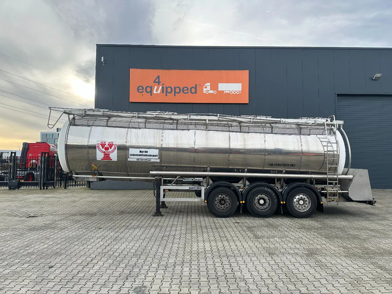 Feldbinder LEBENSMITTEL / LEVENSMIDDELEN FOOD / 33.500L / 3-COMP / PUMPE / INOX / NL-trailer / APK: 10-2026 - Напівпричіп цистерна: фото 2 Feldbinder LEBENSMITTEL / LEVENSMIDDELEN FOOD / 33.500L / 3-COMP / PUMPE / INOX / NL-trailer / APK: 10-2026 - Напівпричіп цистерна: фото 2