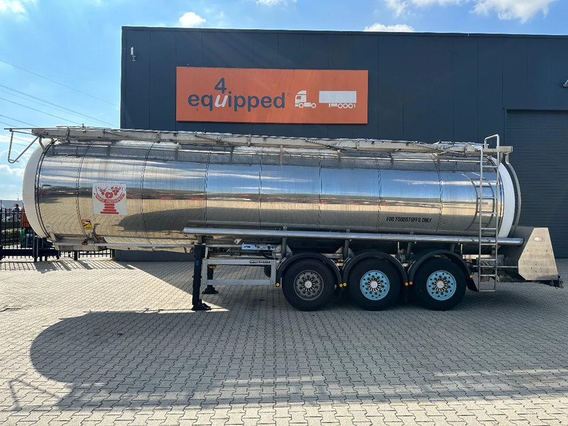 Feldbinder LEBENSMITTEL / LEVENSMIDDELEN FOOD / 33.500L / 3-COMP / PUMPE / NL-trailer / APK: 09-2026 - Напівпричіп цистерна: фото 2 Feldbinder LEBENSMITTEL / LEVENSMIDDELEN FOOD / 33.500L / 3-COMP / PUMPE / NL-trailer / APK: 09-2026 - Напівпричіп цистерна: фото 2