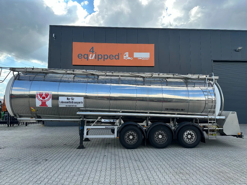 Feldbinder LEVENSMIDDELEN / FOOD / LEBENSMITTEL / 33.500L / 3-COMP / POMP / NL-trailer / APK: 03-2026 - Напівпричіп цистерна: фото 2 Feldbinder LEVENSMIDDELEN / FOOD / LEBENSMITTEL / 33.500L / 3-COMP / POMP / NL-trailer / APK: 03-2026 - Напівпричіп цистерна: фото 2