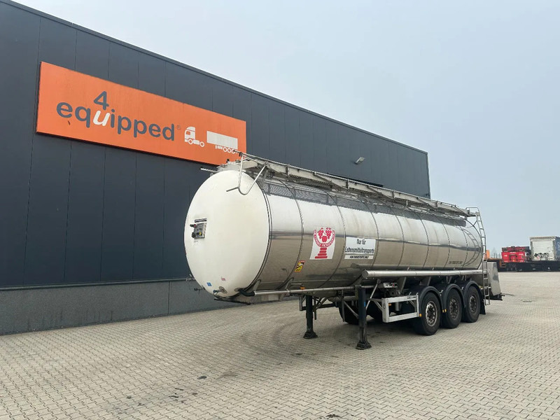 Feldbinder LEVENSMIDDELEN / FOOD / LEBENSMITTEL / 33.500L / 3-COMP / POMP / NL-trailer / APK: 09-2026, 10x beschikbaar - Напівпричіп цистерна: фото 1 Feldbinder LEVENSMIDDELEN / FOOD / LEBENSMITTEL / 33.500L / 3-COMP / POMP / NL-trailer / APK: 09-2026, 10x beschikbaar - Напівпричіп цистерна: фото 1