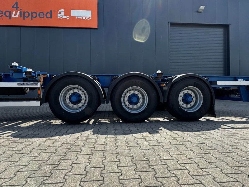 Контейнеровоз/ Змінний кузов напівпричіп Groenewegen 40FT HC-chassis, BPW+Trommel, Liftachse, NL-Chassis: фото 16