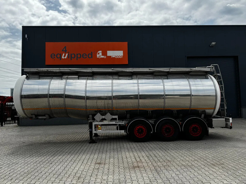 Indox 37.500L / 1-COMP /4-BAFFELS, ADR, L4BH, INOX, NL, APK/ADR till 10/2025, new SAF axles, ALCOA - Напівпричіп цистерна: фото 2 Indox 37.500L / 1-COMP /4-BAFFELS, ADR, L4BH, INOX, NL, APK/ADR till 10/2025, new SAF axles, ALCOA - Напівпричіп цистерна: фото 2