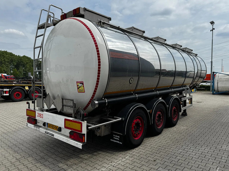 Indox 37.500L / 1-COMP /4-BAFFELS, ADR, L4BH, INOX, NL, APK/ADR till 10/2025, new SAF axles, ALCOA - Напівпричіп цистерна: фото 5 Indox 37.500L / 1-COMP /4-BAFFELS, ADR, L4BH, INOX, NL, APK/ADR till 10/2025, new SAF axles, ALCOA - Напівпричіп цистерна: фото 5