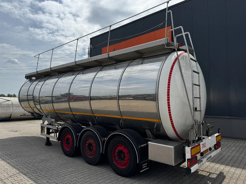 Indox 37.500L / 1-COMP /4-BAFFELS, ADR, L4BH, INOX, NL, APK/ADR till 10/2025, new SAF axles, ALCOA - Напівпричіп цистерна: фото 3 Indox 37.500L / 1-COMP /4-BAFFELS, ADR, L4BH, INOX, NL, APK/ADR till 10/2025, new SAF axles, ALCOA - Напівпричіп цистерна: фото 3