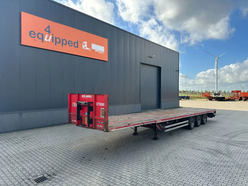 KEL-BERG HEAVY-DUTY MEGA PLATFORM, 1x 40FT / 2x 20FT HECKBÜNDIG, SAF + SCHEIBEBREMSEN, NL Auflieger - Бортовий напівпричіп/ Платформа: фото 1 KEL-BERG HEAVY-DUTY MEGA PLATFORM, 1x 40FT / 2x 20FT HECKBÜNDIG, SAF + SCHEIBEBREMSEN, NL Auflieger - Бортовий напівпричіп/ Платформа: фото 1