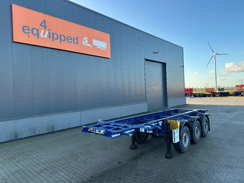Krone NEW / DIRECT AVAILABLE 20FT ADR-CHASSIS, EMPTY WEIGHT: 3.470kg, DISCBRAKES, LIFTAXLE, 2x available - Контейнеровоз/ Змінний кузов напівпричіп: фото 1 Krone NEW / DIRECT AVAILABLE 20FT ADR-CHASSIS, EMPTY WEIGHT: 3.470kg, DISCBRAKES, LIFTAXLE, 2x available - Контейнеровоз/ Змінний кузов напівпричіп: фото 1
