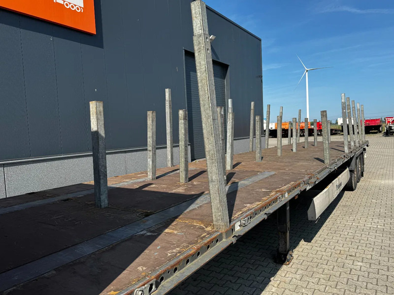 Krone originele platte oplegger met rongpotten + rongen, liftas, schijfremmen, NL-oplegger - Бортовий напівпричіп/ Платформа: фото 5 Krone originele platte oplegger met rongpotten + rongen, liftas, schijfremmen, NL-oplegger - Бортовий напівпричіп/ Платформа: фото 5