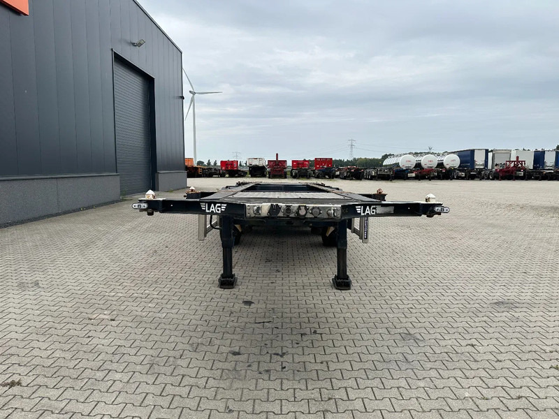 LAG 20FT + 30FT, BPW + DISC, LIFTAXLE, NL-CHASSIS, APK: 10/2026 - Контейнеровоз/ Змінний кузов напівпричіп: фото 5 LAG 20FT + 30FT, BPW + DISC, LIFTAXLE, NL-CHASSIS, APK: 10/2026 - Контейнеровоз/ Змінний кузов напівпричіп: фото 5