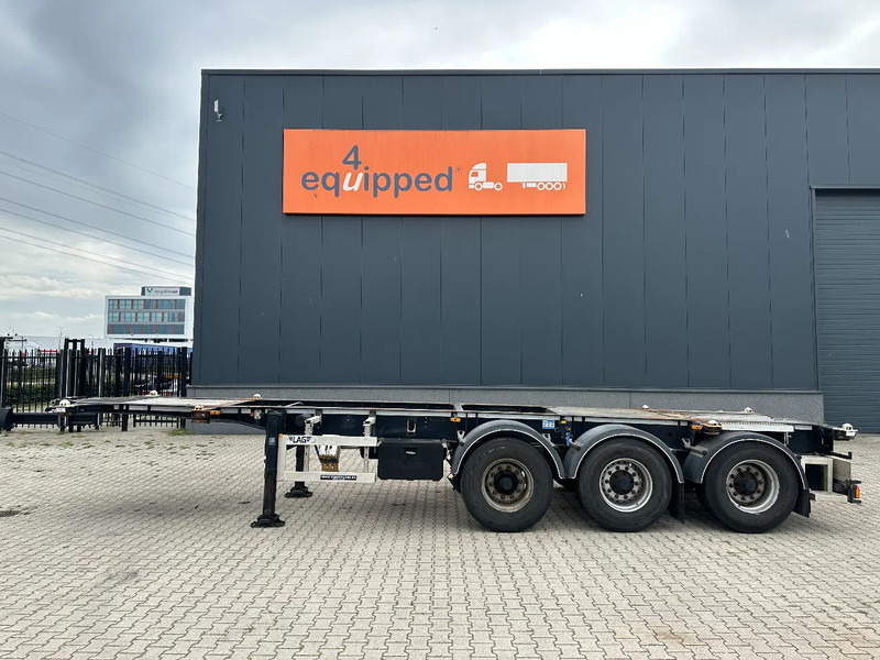 LAG 20FT + 30FT, BPW + DISC, LIFTAXLE, NL-CHASSIS, APK: 10/2026 - Контейнеровоз/ Змінний кузов напівпричіп: фото 2 LAG 20FT + 30FT, BPW + DISC, LIFTAXLE, NL-CHASSIS, APK: 10/2026 - Контейнеровоз/ Змінний кузов напівпричіп: фото 2