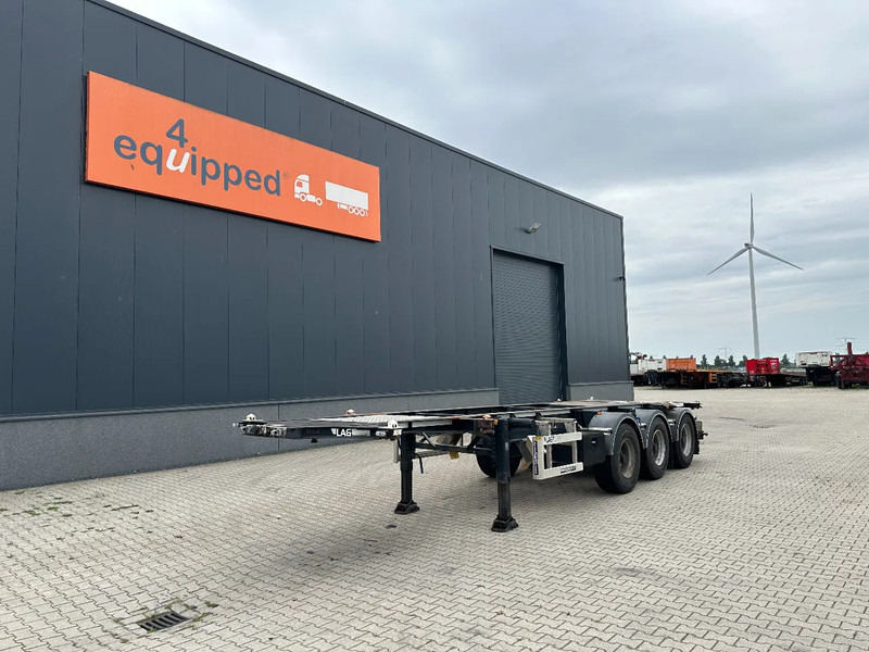 LAG 20FT + 30FT, BPW + DISC, LIFTAXLE, NL-CHASSIS, APK: 10/2026 - Контейнеровоз/ Змінний кузов напівпричіп: фото 1 LAG 20FT + 30FT, BPW + DISC, LIFTAXLE, NL-CHASSIS, APK: 10/2026 - Контейнеровоз/ Змінний кузов напівпричіп: фото 1