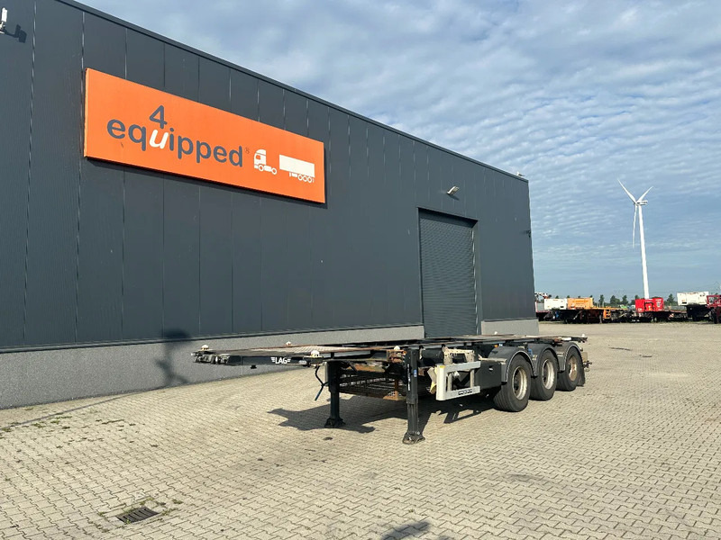 LAG 20FT + 30FT, BPW + DISC, LIFTAXLE, NL-CHASSIS - Контейнеровоз/ Змінний кузов напівпричіп: фото 1 LAG 20FT + 30FT, BPW + DISC, LIFTAXLE, NL-CHASSIS - Контейнеровоз/ Змінний кузов напівпричіп: фото 1