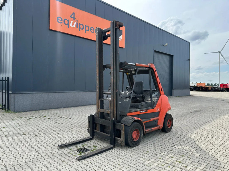 Linde H80D-03 FORKLIFT, 8000KG, duplex, 6 cil. Deutz diesel, 12.200hrs, - Дизельний навантажувач: фото 1 Linde H80D-03 FORKLIFT, 8000KG, duplex, 6 cil. Deutz diesel, 12.200hrs, - Дизельний навантажувач: фото 1