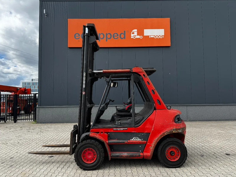 Linde H80D FORKLIFT, 8000KG, duplex, 6 cil. Deutz diesel, 14.934hrs, - Дизельний навантажувач: фото 2 Linde H80D FORKLIFT, 8000KG, duplex, 6 cil. Deutz diesel, 14.934hrs, - Дизельний навантажувач: фото 2