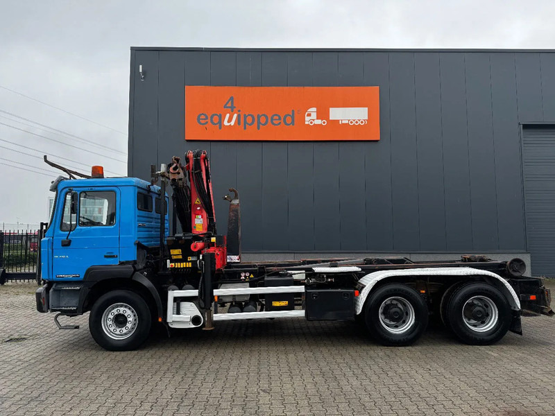 MAN FE 410A, 6x4, EURO 2, Palfinger PK17000 Crane + VDL HOOK, full spring, manual gearbox, MOT 9/2025 - Гаковий мультиліфт вантажівка, Вантажівка з маніпулятором: фото 4 MAN FE 410A, 6x4, EURO 2, Palfinger PK17000 Crane + VDL HOOK, full spring, manual gearbox, MOT 9/2025 - Гаковий мультиліфт вантажівка, Вантажівка з маніпулятором: фото 4