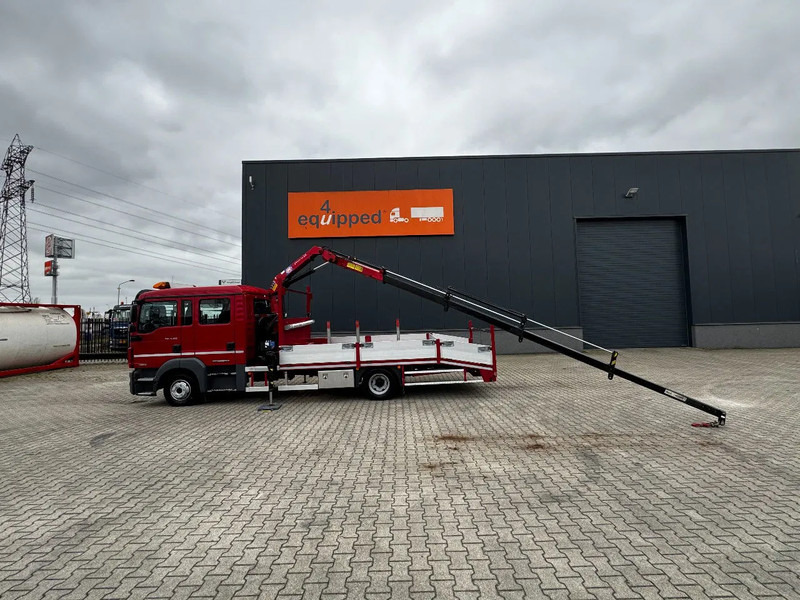 MAN TGL 8.180 crew cab (DOKA), HMF535 K3 crane, 283 running hours only, 211.164 KM, ramps, EURO-6, TOP,-condition - Вантажівка з маніпулятором: фото 2 MAN TGL 8.180 crew cab (DOKA), HMF535 K3 crane, 283 running hours only, 211.164 KM, ramps, EURO-6, TOP,-condition - Вантажівка з маніпулятором: фото 2