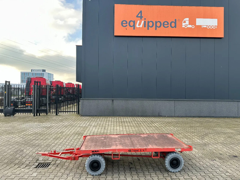 Mafi double-steered and connectable heavy-duty trailers with 6000kg loading capacity, 9x available - Бортовий причіп/ Платформа: фото 2 Mafi double-steered and connectable heavy-duty trailers with 6000kg loading capacity, 9x available - Бортовий причіп/ Платформа: фото 2