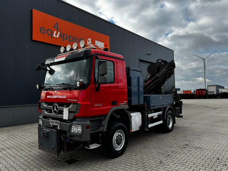 Mercedes-Benz Actros 2046 4x4 / FULL SPRING / HIAB 288 EP 5 HIPRO Crane / EURO-5 - Вантажівка з маніпулятором: фото 3 Mercedes-Benz Actros 2046 4x4 / FULL SPRING / HIAB 288 EP 5 HIPRO Crane / EURO-5 - Вантажівка з маніпулятором: фото 3