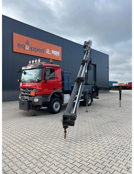 Mercedes-Benz Actros 2046 4x4 / FULL SPRING / HIAB 288 EP 5 HIPRO Crane / EURO-5 - Вантажівка з маніпулятором: фото 1 Mercedes-Benz Actros 2046 4x4 / FULL SPRING / HIAB 288 EP 5 HIPRO Crane / EURO-5 - Вантажівка з маніпулятором: фото 1