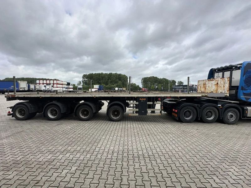 Nooteboom OVB-73-04, 73 tons 4-axle Ballast trailer, 3 hydraulic steering axles, 75% tyres, MOT 03/2026 - Бортовий напівпричіп/ Платформа: фото 3 Nooteboom OVB-73-04, 73 tons 4-axle Ballast trailer, 3 hydraulic steering axles, 75% tyres, MOT 03/2026 - Бортовий напівпричіп/ Платформа: фото 3