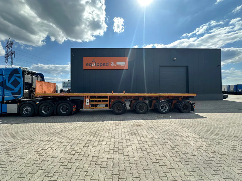 Nooteboom OVB-73-04, 73 tons Ballast trailer, 4 axles, 3 hydraulic steering axles, MOT 12/2025 - Бортовий напівпричіп/ Платформа: фото 2 Nooteboom OVB-73-04, 73 tons Ballast trailer, 4 axles, 3 hydraulic steering axles, MOT 12/2025 - Бортовий напівпричіп/ Платформа: фото 2