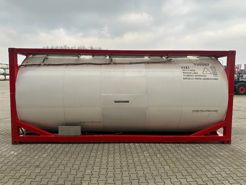 SINGAMAS 20FT ISO, 26.000L/1-COMP/3 BAFFELS/3 manholes, 5Y: 08-2027, L4BN, T11 - Резервуар для зберігання: фото 3 SINGAMAS 20FT ISO, 26.000L/1-COMP/3 BAFFELS/3 manholes, 5Y: 08-2027, L4BN, T11 - Резервуар для зберігання: фото 3
