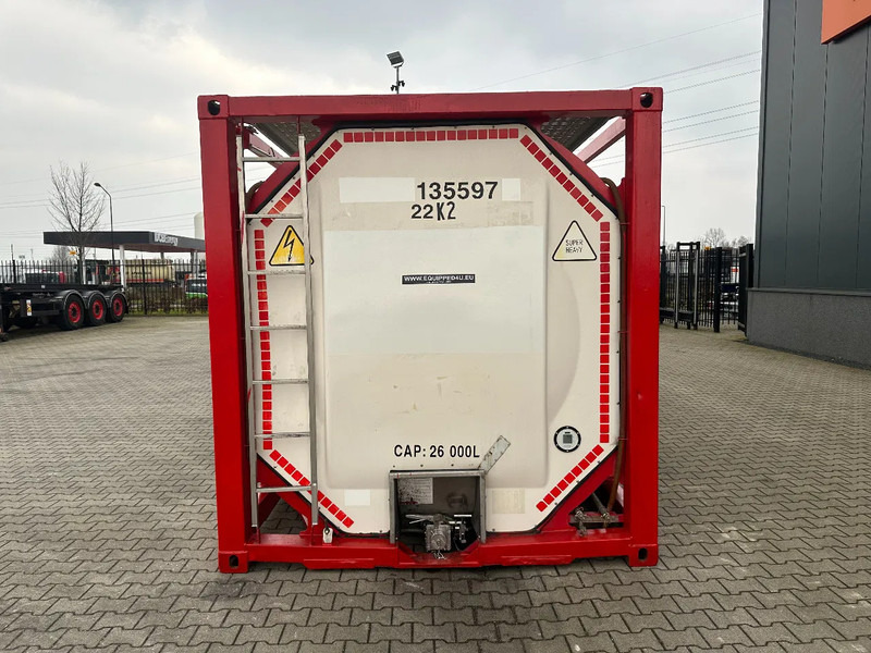 SINGAMAS 20FT ISO, 26.000L/1-COMP/3 BAFFELS/3 manholes, 5Y: 08-2027, L4BN, T11 - Резервуар для зберігання: фото 5 SINGAMAS 20FT ISO, 26.000L/1-COMP/3 BAFFELS/3 manholes, 5Y: 08-2027, L4BN, T11 - Резервуар для зберігання: фото 5