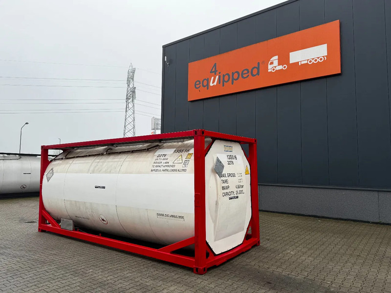 SINGAMAS 20FT ISO, 26.000L/1-COMP/3 BAFFELS/3 manholes, 5Y inspection: 07/2027 - Танк-контейнер: фото 3 SINGAMAS 20FT ISO, 26.000L/1-COMP/3 BAFFELS/3 manholes, 5Y inspection: 07/2027 - Танк-контейнер: фото 3