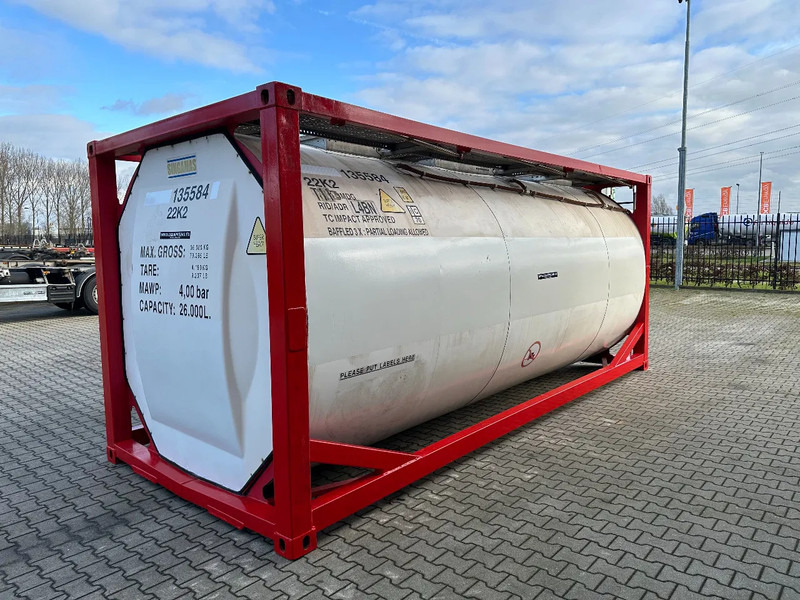 SINGAMAS 20FT ISO, 26.000L/1-COMP/3 BAFFELS/3 manholes, ADR inspectio valid till: 07/2025 - Резервуар для зберігання: фото 4 SINGAMAS 20FT ISO, 26.000L/1-COMP/3 BAFFELS/3 manholes, ADR inspectio valid till: 07/2025 - Резервуар для зберігання: фото 4