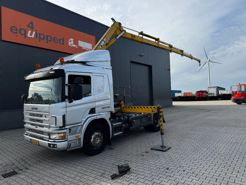 Scania P114-340 + HIAB 19-5 crane + remote / Euro-3 / 3 pedals / NL-truck / APK: 12-2025 - Вантажівка з маніпулятором: фото 1 Scania P114-340 + HIAB 19-5 crane + remote / Euro-3 / 3 pedals / NL-truck / APK: 12-2025 - Вантажівка з маніпулятором: фото 1