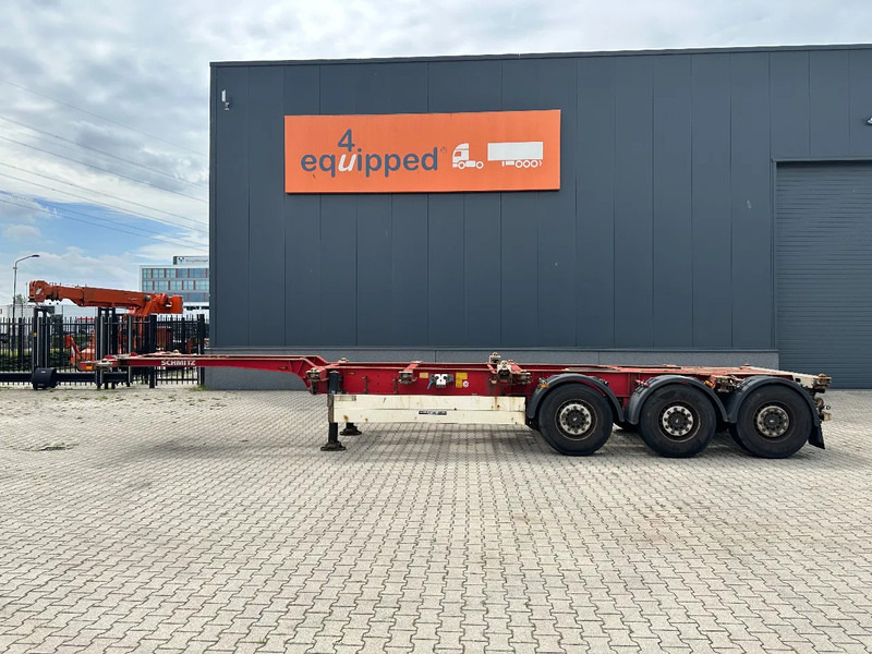 Schmitz Cargobull SCF 24 G MX 40FT HC-chassis, discbrakes, liftaxle, extendable at the rear, NL-chassis - Контейнеровоз/ Змінний кузов напівпричіп: фото 4 Schmitz Cargobull SCF 24 G MX 40FT HC-chassis, discbrakes, liftaxle, extendable at the rear, NL-chassis - Контейнеровоз/ Змінний кузов напівпричіп: фото 4
