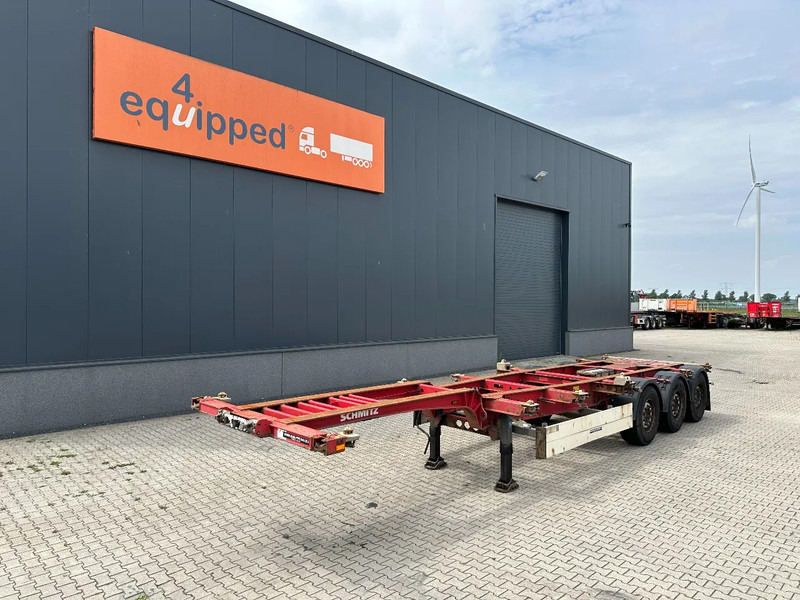 Schmitz Cargobull SCF 24 G MX 40FT HC-chassis, discbrakes, liftaxle, extendable at the rear, NL-chassis - Контейнеровоз/ Змінний кузов напівпричіп: фото 2 Schmitz Cargobull SCF 24 G MX 40FT HC-chassis, discbrakes, liftaxle, extendable at the rear, NL-chassis - Контейнеровоз/ Змінний кузов напівпричіп: фото 2