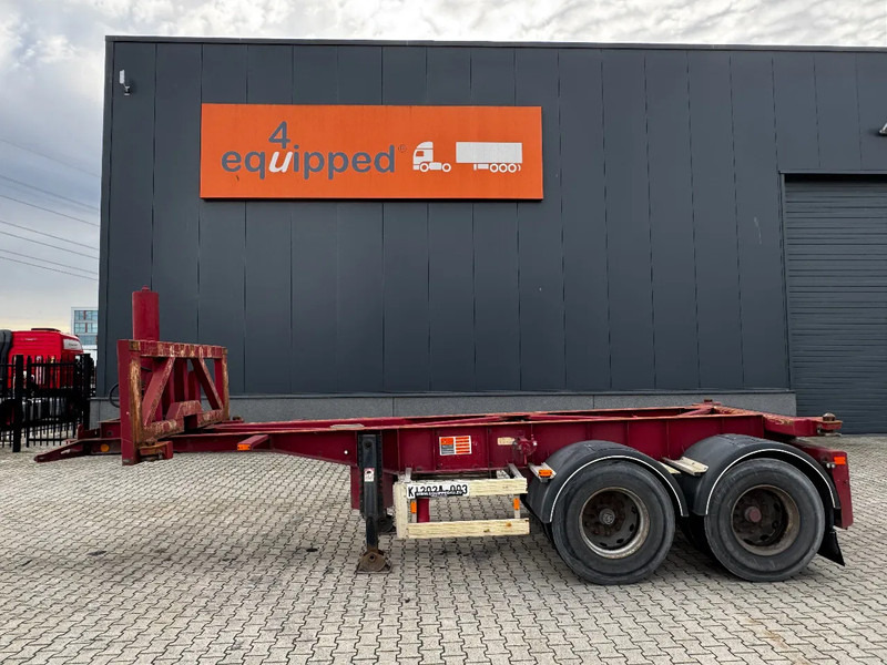 Van Hool 2 AXLE 20FT TIPPING-CHASSIS, TWIN-TIRES, BPW + DRUM - Контейнеровоз/ Змінний кузов напівпричіп: фото 3 Van Hool 2 AXLE 20FT TIPPING-CHASSIS, TWIN-TIRES, BPW + DRUM - Контейнеровоз/ Змінний кузов напівпричіп: фото 3