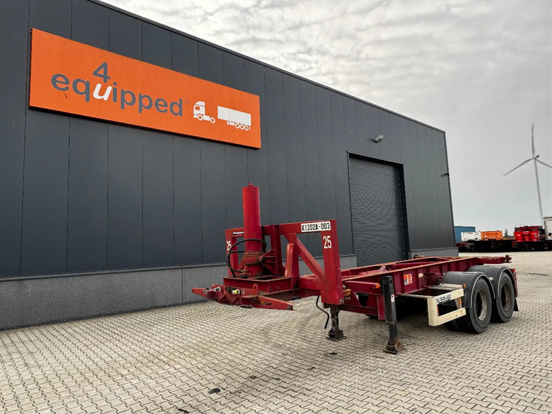 Van Hool 2 AXLE 20FT TIPPING-CHASSIS, TWIN-TIRES, BPW + DRUM - Контейнеровоз/ Змінний кузов напівпричіп: фото 1 Van Hool 2 AXLE 20FT TIPPING-CHASSIS, TWIN-TIRES, BPW + DRUM - Контейнеровоз/ Змінний кузов напівпричіп: фото 1