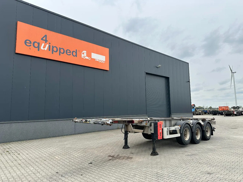 Van Hool 20FT/30FT, ADR (EX/II, EX/III, FL, AT), BPW + drum, ALCOA, galvanized, liftaxle, NL-Chassis - Контейнеровоз/ Змінний кузов напівпричіп: фото 1 Van Hool 20FT/30FT, ADR (EX/II, EX/III, FL, AT), BPW + drum, ALCOA, galvanized, liftaxle, NL-Chassis - Контейнеровоз/ Змінний кузов напівпричіп: фото 1