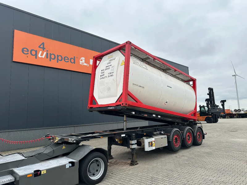 Van Hool 20FT Tipping-chassis, ADR (EX/II, EX/III, FL, AT, OX), SAF, 2 liftaxles, APK/ADR: 06-2026 - Контейнеровоз/ Змінний кузов напівпричіп: фото 1 Van Hool 20FT Tipping-chassis, ADR (EX/II, EX/III, FL, AT, OX), SAF, 2 liftaxles, APK/ADR: 06-2026 - Контейнеровоз/ Змінний кузов напівпричіп: фото 1