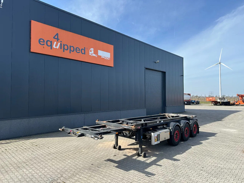 Van Hool 20FT Tipping-chassis, ADR (EX/II, EX/III, FL, AT), SAF, 2 liftaxles, APK/ADR: 10-2025 - Контейнеровоз/ Змінний кузов напівпричіп: фото 2 Van Hool 20FT Tipping-chassis, ADR (EX/II, EX/III, FL, AT), SAF, 2 liftaxles, APK/ADR: 10-2025 - Контейнеровоз/ Змінний кузов напівпричіп: фото 2