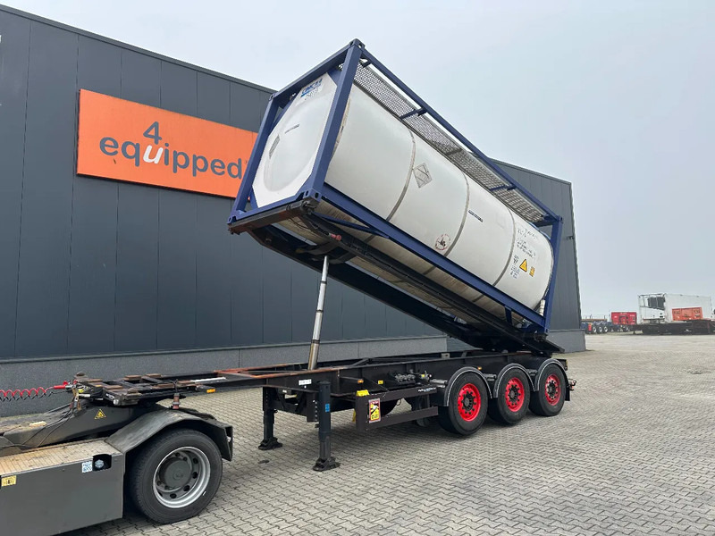 Van Hool 20FT Tipping-chassis, ADR (EX/II, EX/III, FL, AT), SAF, 2 liftaxles - Контейнеровоз/ Змінний кузов напівпричіп: фото 1 Van Hool 20FT Tipping-chassis, ADR (EX/II, EX/III, FL, AT), SAF, 2 liftaxles - Контейнеровоз/ Змінний кузов напівпричіп: фото 1