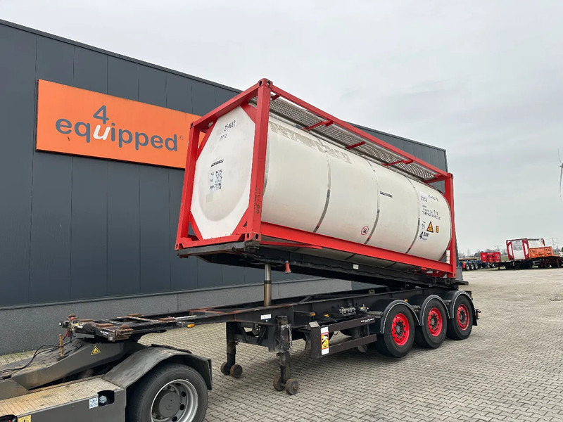 Van Hool 20FT Tipping-chassis, ADR (EX/II, EX/III, FL, AT), SAF + DISC, 2 liftaxles - Контейнеровоз/ Змінний кузов напівпричіп: фото 1 Van Hool 20FT Tipping-chassis, ADR (EX/II, EX/III, FL, AT), SAF + DISC, 2 liftaxles - Контейнеровоз/ Змінний кузов напівпричіп: фото 1