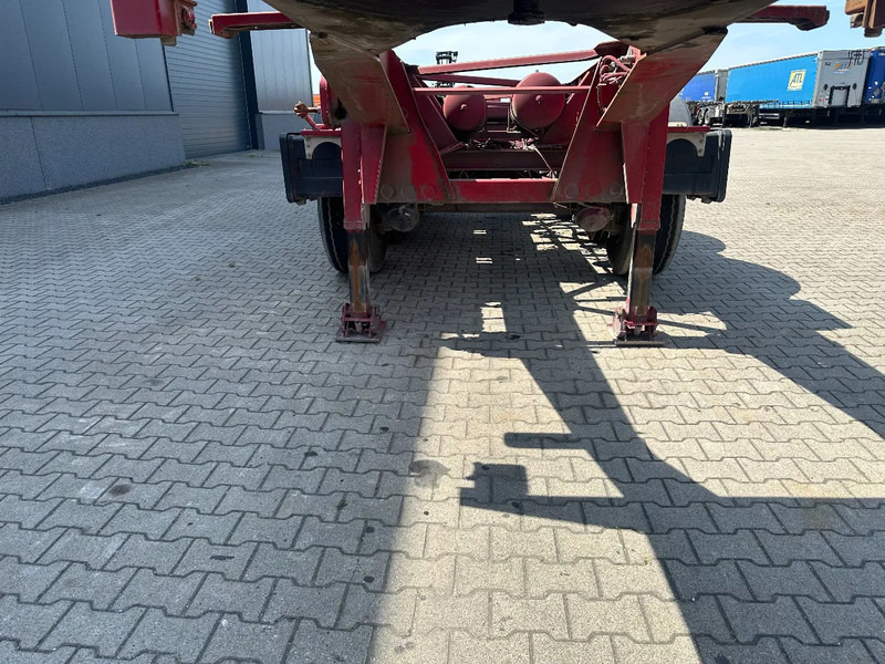 Контейнеровоз/ Змінний кузов напівпричіп Van Hool 3 AXLE 20FT TIPPING-CHASSIS, BPW + disc, liftaxle, steering axle, BROKEN HYVA-CYLINDER: фото 6