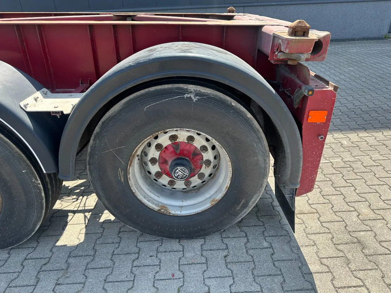 Контейнеровоз/ Змінний кузов напівпричіп Van Hool 3 AXLE 20FT TIPPING-CHASSIS, BPW + disc, liftaxle, steering axle, BROKEN HYVA-CYLINDER: фото 13
