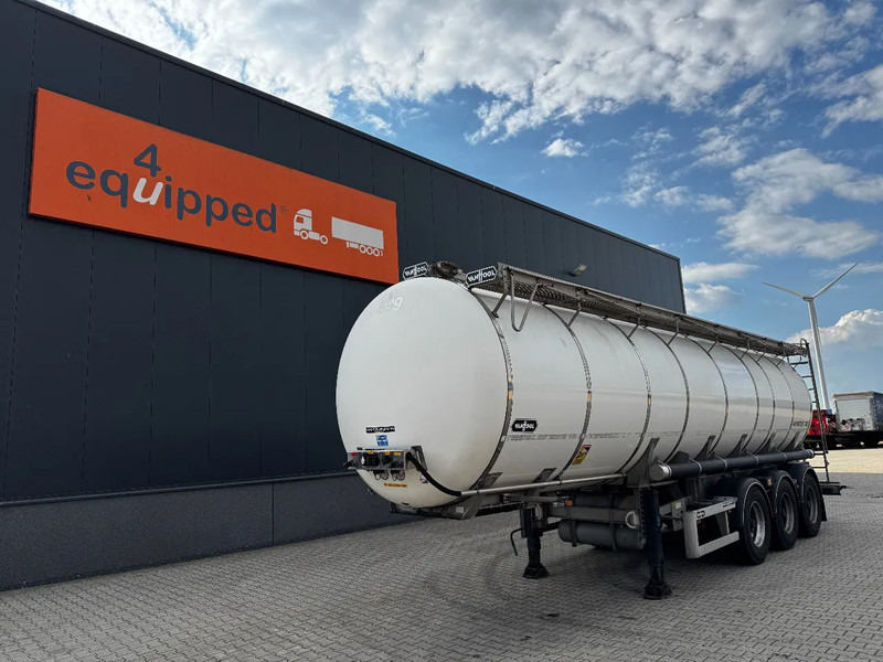 Van Hool FOOD / RVS chassis / empty weight 5.860kg / 29.500L / 1-COMP / 1 -BAFFLE / DISC / NL / APK - Напівпричіп цистерна: фото 1 Van Hool FOOD / RVS chassis / empty weight 5.860kg / 29.500L / 1-COMP / 1 -BAFFLE / DISC / NL / APK - Напівпричіп цистерна: фото 1