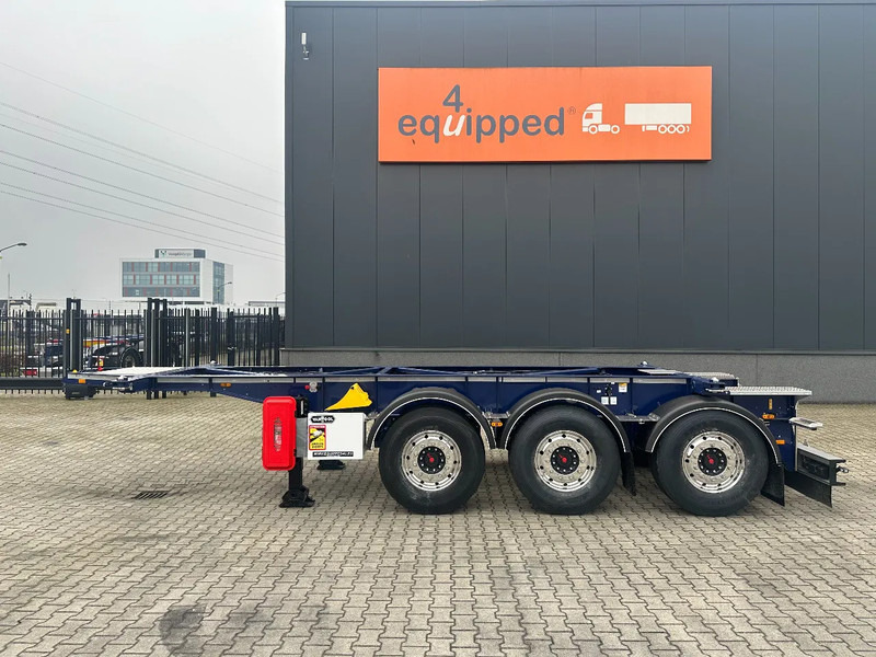 Van Hool NEW / DIRECT AVAILABLE 20FT ADR-CHASSIS, EMPTY WEIGHT: 3.300KG, DISCBRAKES, 3x available, ALU WHEELS - Контейнеровоз/ Змінний кузов напівпричіп: фото 2 Van Hool NEW / DIRECT AVAILABLE 20FT ADR-CHASSIS, EMPTY WEIGHT: 3.300KG, DISCBRAKES, 3x available, ALU WHEELS - Контейнеровоз/ Змінний кузов напівпричіп: фото 2