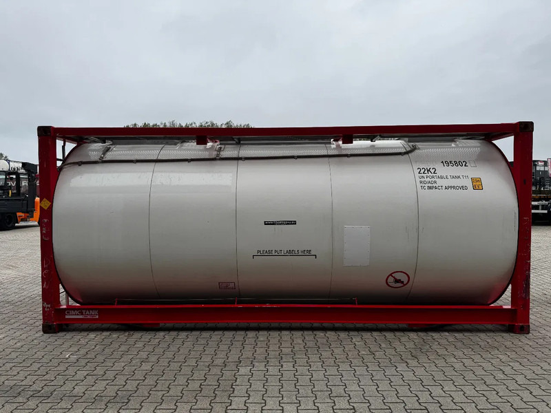 Welfit Oddy 20FT ISO, 24.990L / 1-COMP / 3 BAFFELS / T11 / 22K2 / 4 manholes / 5Y- + CSC-inspection valid until 04/2028 - Танк-контейнер: фото 3 Welfit Oddy 20FT ISO, 24.990L / 1-COMP / 3 BAFFELS / T11 / 22K2 / 4 manholes / 5Y- + CSC-inspection valid until 04/2028 - Танк-контейнер: фото 3