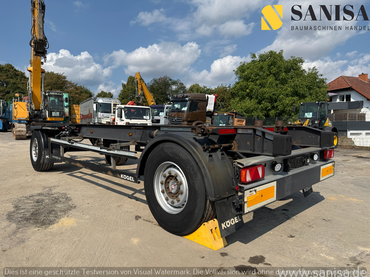 KÖGEL AW18/Wechselfahrgestell/BDF/Pneumatik - Шасі причіп: фото 3 KÖGEL AW18/Wechselfahrgestell/BDF/Pneumatik - Шасі причіп: фото 3