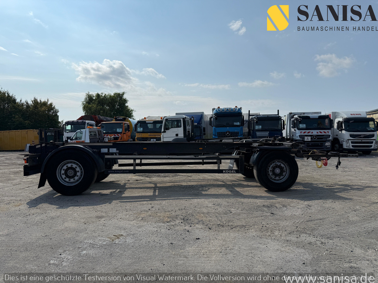 KÖGEL AW18/Wechselfahrgestell/BDF/Pneumatik - Шасі причіп: фото 5 KÖGEL AW18/Wechselfahrgestell/BDF/Pneumatik - Шасі причіп: фото 5